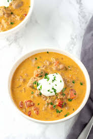 The recipe i linked to in a post on my blog is a little different. Easy Taco Soup Low Carb Keto Midgetmomma