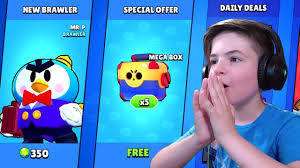 P is a disgruntled luggage handler who angrily hurls suitcases at opponents. Free Mega Boxes Unlock Mr P Brawl Stars Youtube