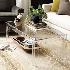 Felicity Acrylic Coffee Table Ballard Designs In 2020 Coffee Table Acrylic Coffee Table Acrylic Furniture