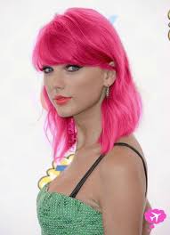 More images for taylor swift pink hair » Pinkz Type Collection Taylor Swift With Hot Pink Hair Love It Hint The Thumbs Up 3 3 Wanna A Request Of Artist To Become Pink Pink Hair Pink Eye Pink Dress