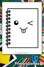 Notebook coloring page that you can customize and print for kids. Pin On Coloring Pages