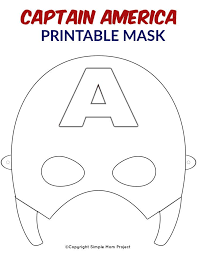 Über 80% neue produkte zum festpreis; Captain America Mask Coloring Pages Coloring And Drawing