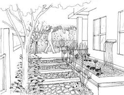 This Week S Sketchy Saturday Top 10 Garden Drawing Villa Landscape Design Rooftop Garden Community Gard Garden Drawing Landscape Design Landscape Design Plans
