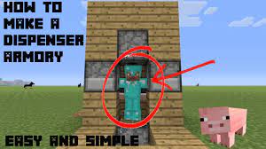 Placed as an entity in the block the dispenser is facing.‌ java edition only Instant Armor Dispenser Minecraft Youtube