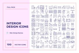 Interior Design Icons Set Icon Design Line Icon Icon