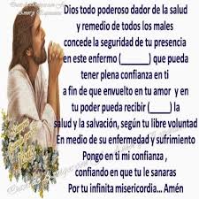 Oracion Para Un Enfermo Muy Grave Oraciones Para Enfermos Oraciones Oracion Por Salud
