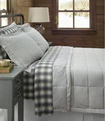Sham has an envelope closure. Ultrasoft Comfort Flannel Sheet Set Check Sheets At L L Bean