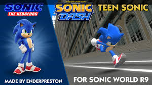 Run as fast and as far as you can. Teen Sonic Sonic Dash Sonic World Mods