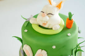 Oh der sieht ja zauberhaft aus dein hasenkuchen! Kuchen Miezen Back Blog Anleitungen Torten Kurse Torten Aufleger Anleitung Oster Torte Mit Fondant Hase
