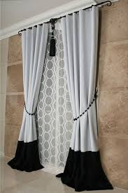 Design Black And Beige Curtains Many Color Combinations Available Two 50w Color Block Etsy Color Block Curtains Custom Curtains Light Colored Fabric
