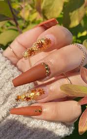 Huge collection of fall and autumn nail art supplies from polishes, stamping plates, powders, stencils, decals, crystals and more! 40 Beautiful Nail Design Ideas To Wear In Fall Trendy Brown Pumpkin