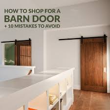 The smaller the room the skinnier the barn doors should be. 10 Mistakes To Avoid When Buying A Barn Door Realcraft