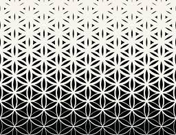 Black And White Geometric Pattern Background Abstract Sacred Geometry Black And White Gradient Flower Of Life Halftone Patter Geometric Tattoo Background Geometric Mandala Tattoo Geometric Tattoos Men