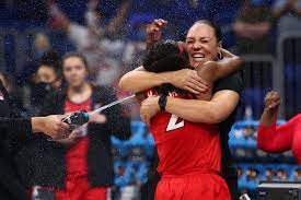 Arizona's adia barnes is one of two black head coaches in the final four. What Adia Barnes Said After Arizona Women S Basketball Beat Texas A M To Advance To First Elite Eight Arizona Desert Swarm