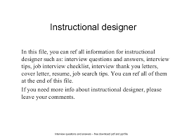 Curriculum designers create educational programs for schools or businesses. Curriculum And Instruction Specialist Cover Letter June 2021
