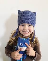 Here's a free pattern for a crochet afghan square that you can easily customise to make a whole range of pretty kitties. Ravelry Soft Kitty Toddler Cat Hat Pattern By Mel Harrison