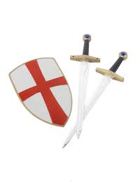 Maybe you would like to learn more about one of these? Fancy Dress Knights Shield And Sword Set Knight Fancy Dress