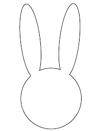 You can pin this image, but do not print from this image as the resolution will not be to size. Bunny Outline Template Tablon