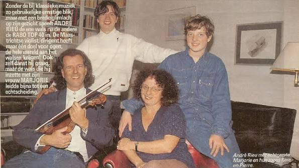 Andre Rieu and his family