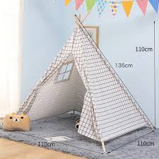 Teepee Cotton Children S Tent Kids Play House Haus Fur Kinder Kinder Tipi Kinder Zelte