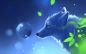 Updated hd wallpapers of wild wolves, timber wolves, grey wolves, snow white wolves, red wolves, wolf pack… are coming soon. Hd Wallpaper Spirit Of Plants White Wolf On Front Of Bubble Illustration Wallpaper Flare