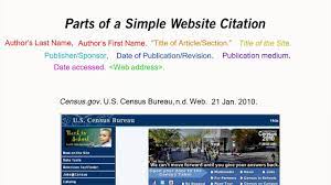 Include a figure and/or a page number to identify the image you're referring to. How To Cite A Website Youtube
