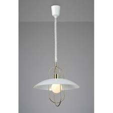 Extensive range of ceiling pendant lighting in industrial and traditional designs in variety of sizes for your kitchen, breakfast bar and bedroom. Deco D0268 Riva Single Light Rise And Fall Ceiling Pendant In White Finish With Opal Glass Shade Castlegate Lights