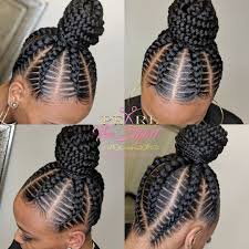 African braid hairstyles tell a lot about the rich hair fashion in different african communities. Master Braider On Instagram Medium Stitch Ponytail Bun Atlantagoddesslocs Goddess African Hair Braiding Styles Natural Hair Braids Braided Hairstyles