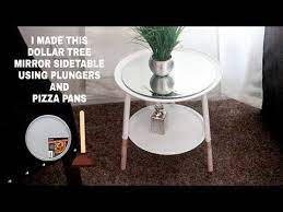 Dollar Tree Diy 7 Mirror Side Table Diy Dollar Tree Decor Dollar Tree Diy Diy Side Table