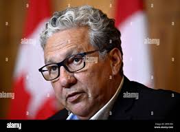 Ottawa, Can. 07th Sep, 2023. Northern Affairs Minister Dan Vandal speaks at  news conference