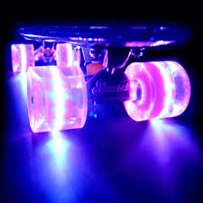 Sunset Skateboards Flare Led Wheels 59mm Cruiser Purple Themystospot Mystospot Skateboards Light Up Roller Skates Skateboard