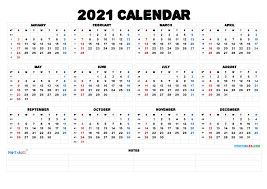 Download 2021 calendar printable of 12 months all in one in landscape and portrait mode. 2021 Printable Yearly Calendar With Week Numbers 21ytw52