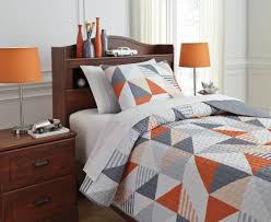 Orange and gray palettes with color ideas for decoration your house, wedding, hair or even nails. Layne Twin Coverlet Set In Gray Orange Q408001t