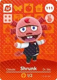 Groucho # 151 animal crossing amiibo card horizons series 2 mint never scanned! Shrunk Animal Crossing Cards Series 2 111