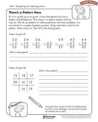 Children will also find a selection of logic and puzzle based. There S A Pattern Here Free Math Puzzle Worksheet For Kids Maths Puzzles 5th Grade Math Math