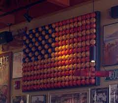 Baseball Flag For Boy S Room Seen At A Red Robin Restaurant Baseball Room Red Robin Restaurant Boy S Room