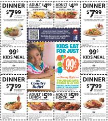 6 Buck Lunch And More At Old Country Buffet Ryans Hometown Buffet Printable Coupons Grocery Coupons Sample Coupons