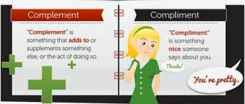 Compliment Vs Complement