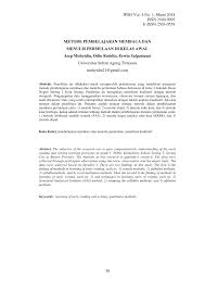 Mengapa mengenalkan membaca suku kata penting dalam belajar membaca. Pdf Asep Muhyidin Metode Pembelajaran Membaca Dan Menulis Permulaan Di Kelas Awal Sekolah Dasar