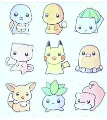 Pokemon Easy Pokemon Drawings Cute Doodles Cute Cartoon Wallpapers