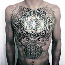 100 Flower Of Life Tattoo Designs For Men Geometrical Ink Ideas Flower Of Life Tattoo Sacred Geometry Tattoo Chest Piece Tattoos