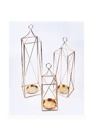 Home Decor Gold Renk Dekoratif Metal 3 Lu Fener Mumluk Rustik Ferforje Mumluk Mumluklar Dekorasyon Rustik