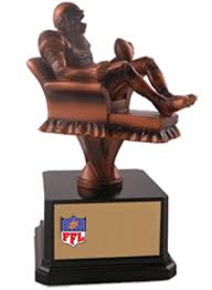 Fantasy Football Armchair Quarterback Trophy