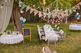 Are there any hacks for backyard party decor? 1st Birthday Outdoor Birthday Decoration Ideas Novocom Top