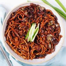 Jajangmyeon Black Bean Noodles Christie At Home Recipe In 2020 Black Bean Noodles Tasty Vegetarian Recipes Food