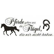 Dekoracje Wandtattoo Spruch Pferde Geben Uns Flugel Sticker Wandaufkleber Wandsticker 1 A2btravel Ge