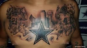 Tiffany reneaa from mckinney texas. Cowboys Super Fan Tattoos Dak Zeke Across His Chest