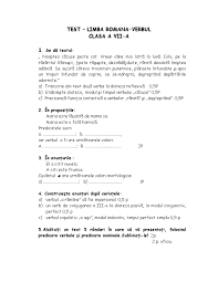 Cumpara acum, 100% sigur prin garantia de livrare. Verbul Test Vii