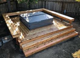 Methods of hot tub installment for decks. Top 80 Best Hot Tub Deck Ideas Relaxing Backyard Designs