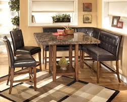 The set this dining table comes with two benches, each size is 36.2 x 14 x 18 h; Rent To Own Dining Room Sets Available At Rent A Center